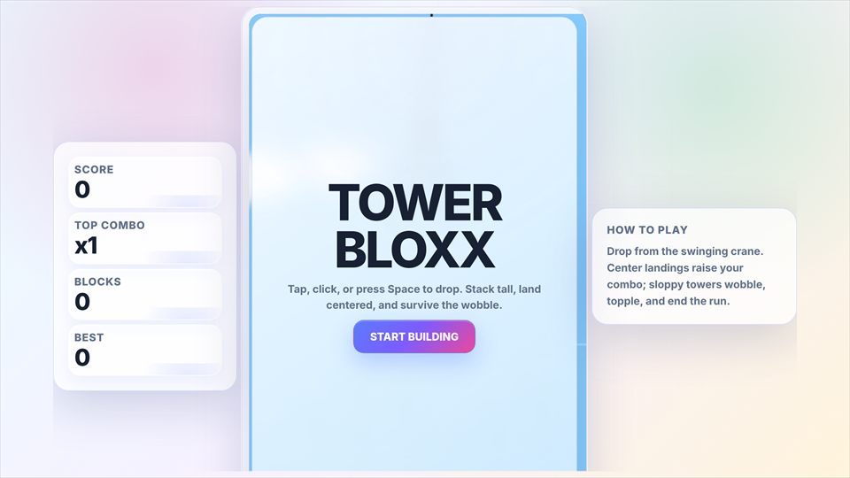 TowerBloxx, made with Creoplay AI